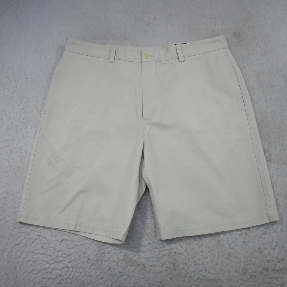 Vineyard Vines Club Short Mens 36 Tan Cotton Twill Chino‎ Casual Pockets